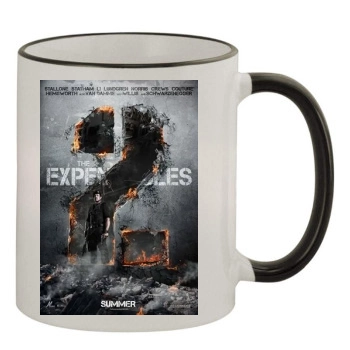 The Expendables 2 (2012) 11oz Colored Rim & Handle Mug