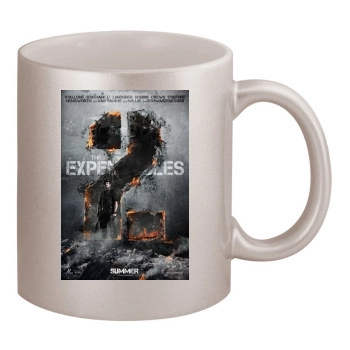 The Expendables 2 (2012) 11oz Metallic Silver Mug