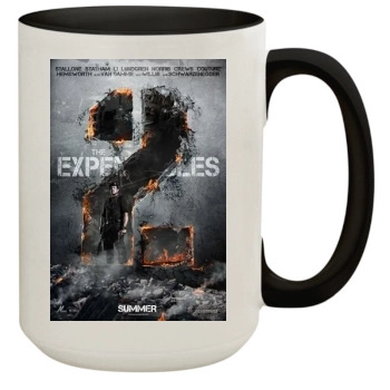 The Expendables 2 (2012) 15oz Colored Inner & Handle Mug