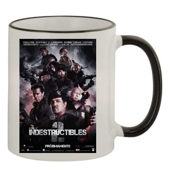 The Expendables 2 (2012) 11oz Colored Rim & Handle Mug