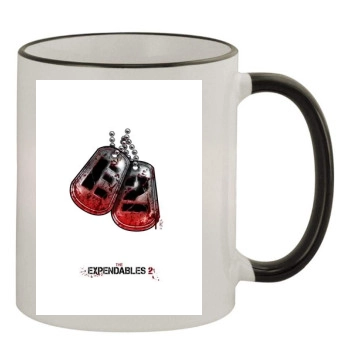 The Expendables 2 (2012) 11oz Colored Rim & Handle Mug