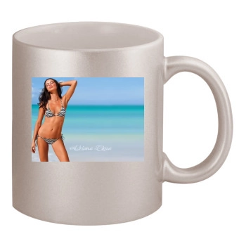 Adriana Lima 11oz Metallic Silver Mug