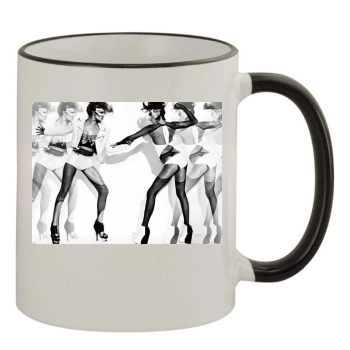 Adriana Lima 11oz Colored Rim & Handle Mug