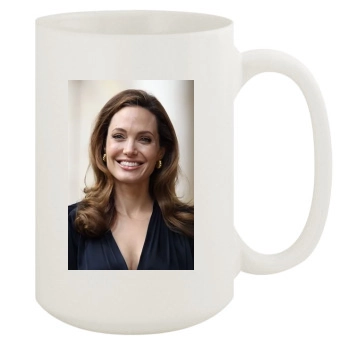 Angelina Jolie 15oz White Mug