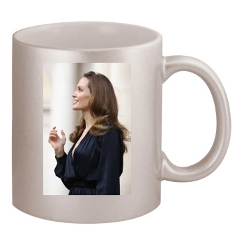 Angelina Jolie 11oz Metallic Silver Mug