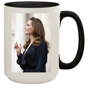 Angelina Jolie 15oz Colored Inner & Handle Mug