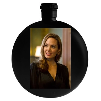 Angelina Jolie Round Flask