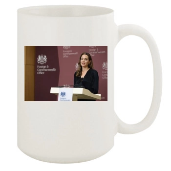 Angelina Jolie 15oz White Mug