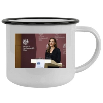 Angelina Jolie Camping Mug