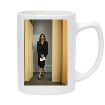 Angelina Jolie 14oz White Statesman Mug