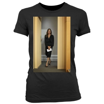 Angelina Jolie Women's Junior Cut Crewneck T-Shirt