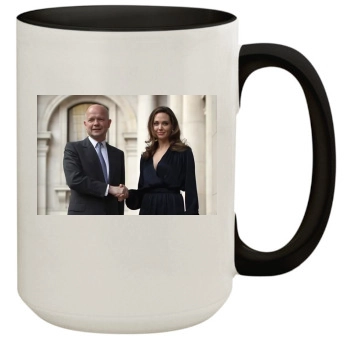 Angelina Jolie 15oz Colored Inner & Handle Mug