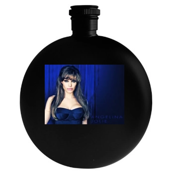 Angelina Jolie Round Flask