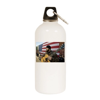 Zac Brown Band White Water Bottle With Carabiner