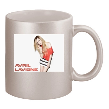 Avril Lavigne 11oz Metallic Silver Mug