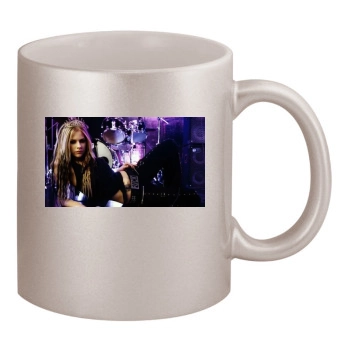 Avril Lavigne 11oz Metallic Silver Mug