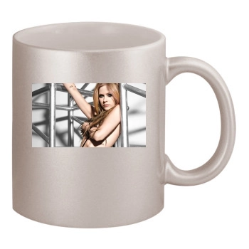 Avril Lavigne 11oz Metallic Silver Mug