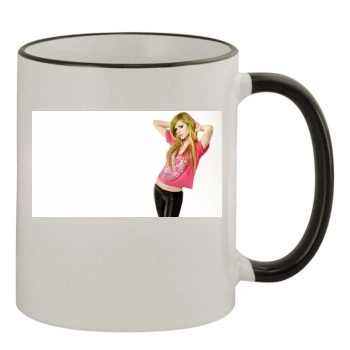 Avril Lavigne 11oz Colored Rim & Handle Mug