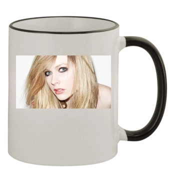 Avril Lavigne 11oz Colored Rim & Handle Mug