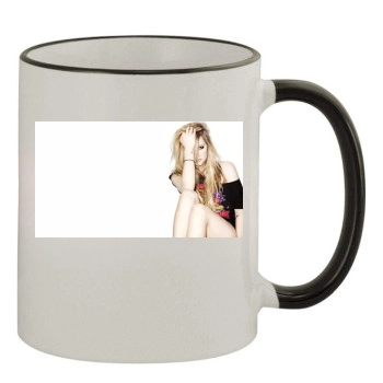 Avril Lavigne 11oz Colored Rim & Handle Mug