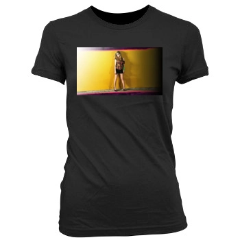 Avril Lavigne Women's Junior Cut Crewneck T-Shirt