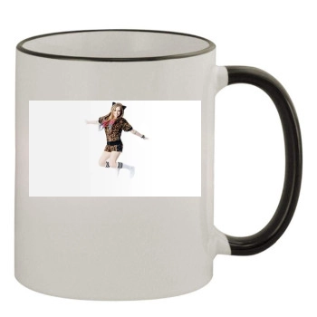 Avril Lavigne 11oz Colored Rim & Handle Mug