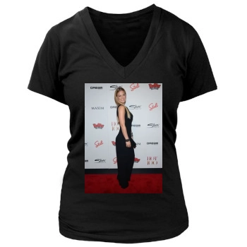 Bar Refaeli Women's Deep V-Neck TShirt