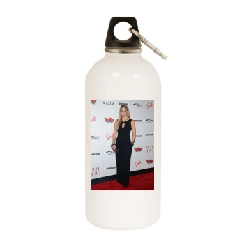 Bar Refaeli White Water Bottle With Carabiner