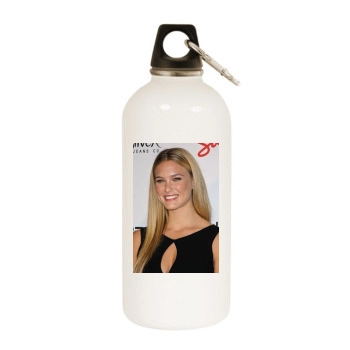 Bar Refaeli White Water Bottle With Carabiner