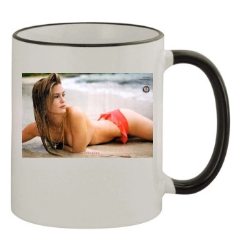 Bar Refaeli 11oz Colored Rim & Handle Mug