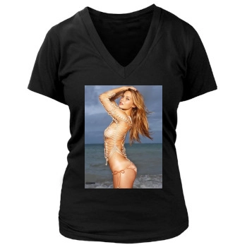 Bar Refaeli Women's Deep V-Neck TShirt