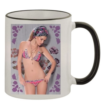 Bar Refaeli 11oz Colored Rim & Handle Mug