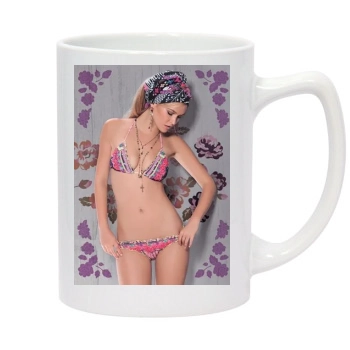 Bar Refaeli 14oz White Statesman Mug