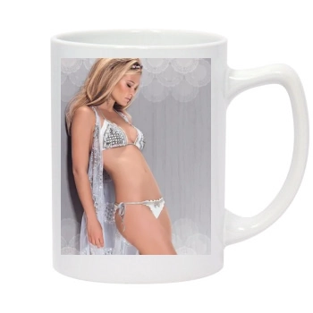 Bar Refaeli 14oz White Statesman Mug