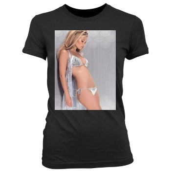 Bar Refaeli Women's Junior Cut Crewneck T-Shirt