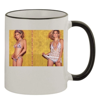 Bar Refaeli 11oz Colored Rim & Handle Mug