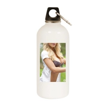 Bella Prelutskaya White Water Bottle With Carabiner