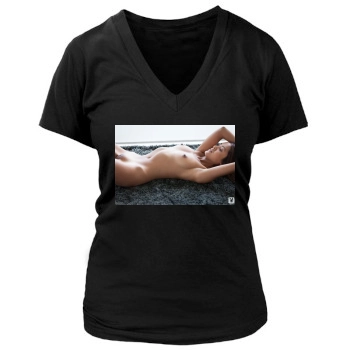 Cassandra Dawn Women's Deep V-Neck TShirt