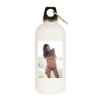 Cassandra Dawn White Water Bottle With Carabiner