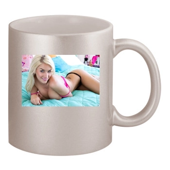 Taylor Seinturier 11oz Metallic Silver Mug