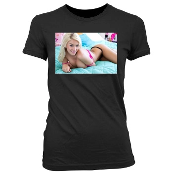 Taylor Seinturier Women's Junior Cut Crewneck T-Shirt