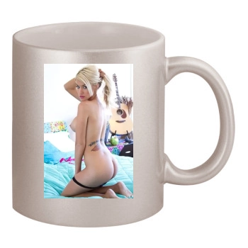 Taylor Seinturier 11oz Metallic Silver Mug