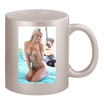 Taylor Seinturier 11oz Metallic Silver Mug