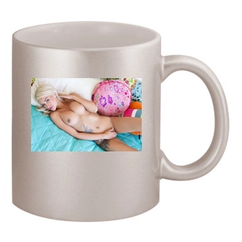 Taylor Seinturier 11oz Metallic Silver Mug