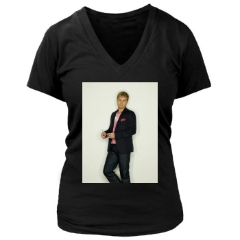 Backstreet Boys Women's Deep V-Neck TShirt