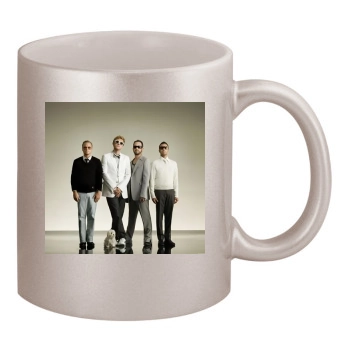 Backstreet Boys 11oz Metallic Silver Mug