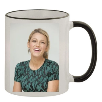 Blake Lively 11oz Colored Rim & Handle Mug