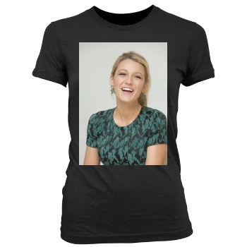 Blake Lively Women's Junior Cut Crewneck T-Shirt