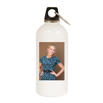 Blake Lively White Water Bottle With Carabiner