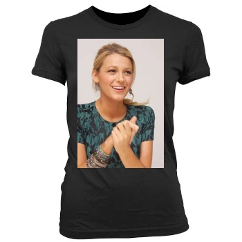 Blake Lively Women's Junior Cut Crewneck T-Shirt